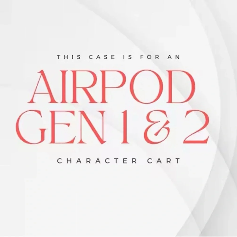 Bubble Design Protective Earphone Headphone Case For AirPods 1 or 2 generation